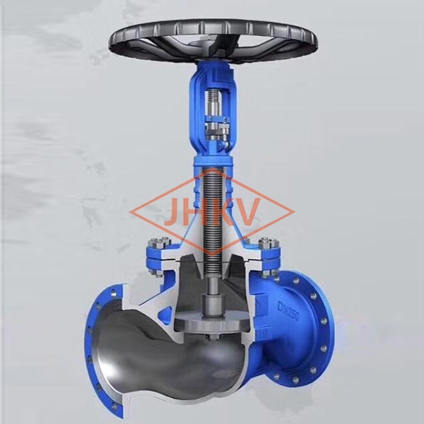 Bellows globe valves