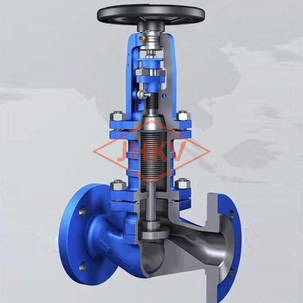 Bellows globe valves