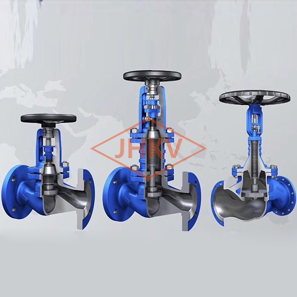 Bellows globe valves